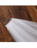 White Vintage Lace Wedding Veil Cathedral Bridal Single Tier Veil With Metal Comb